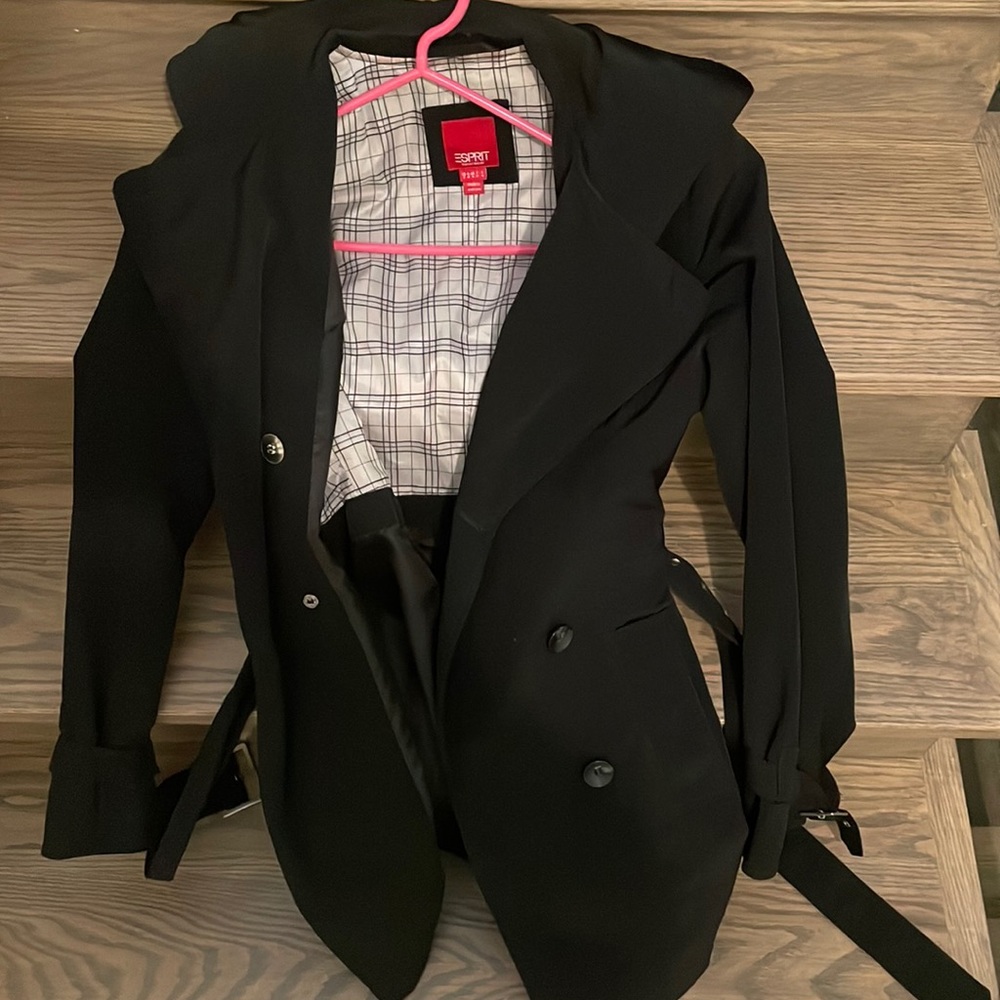 Women's hooded trench coat
